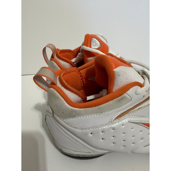 2000s Reebok NFL Equipment RB 804 KTS Football Cleats Mens 13 White Orange Mid main image 9